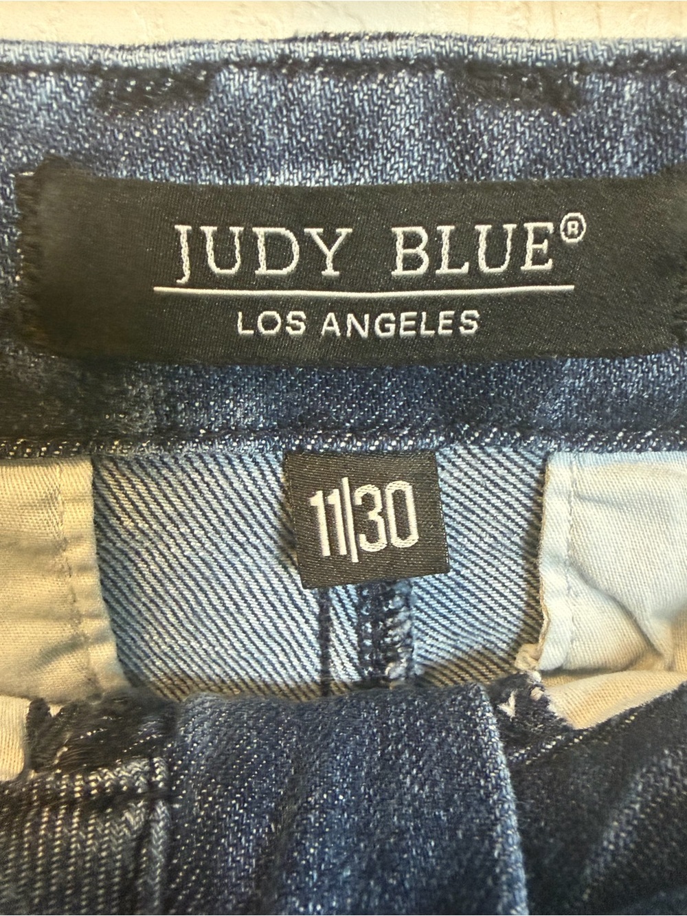 Judy Blue Trouser Bootcut Jeans 11/30 High Rise Stretch Dark Wash Denim - Picture 5 of 13